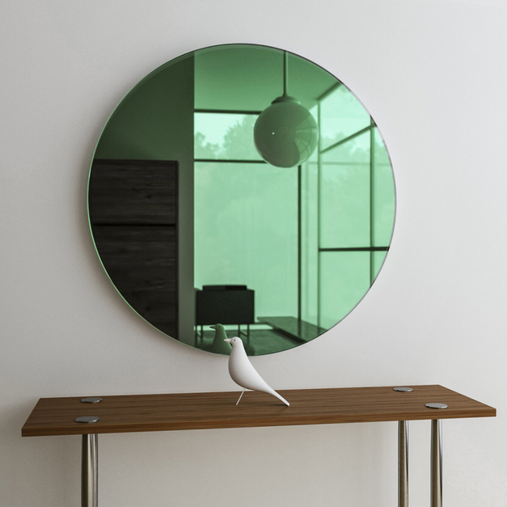Utilização de espelhos coloridos no design de interiores